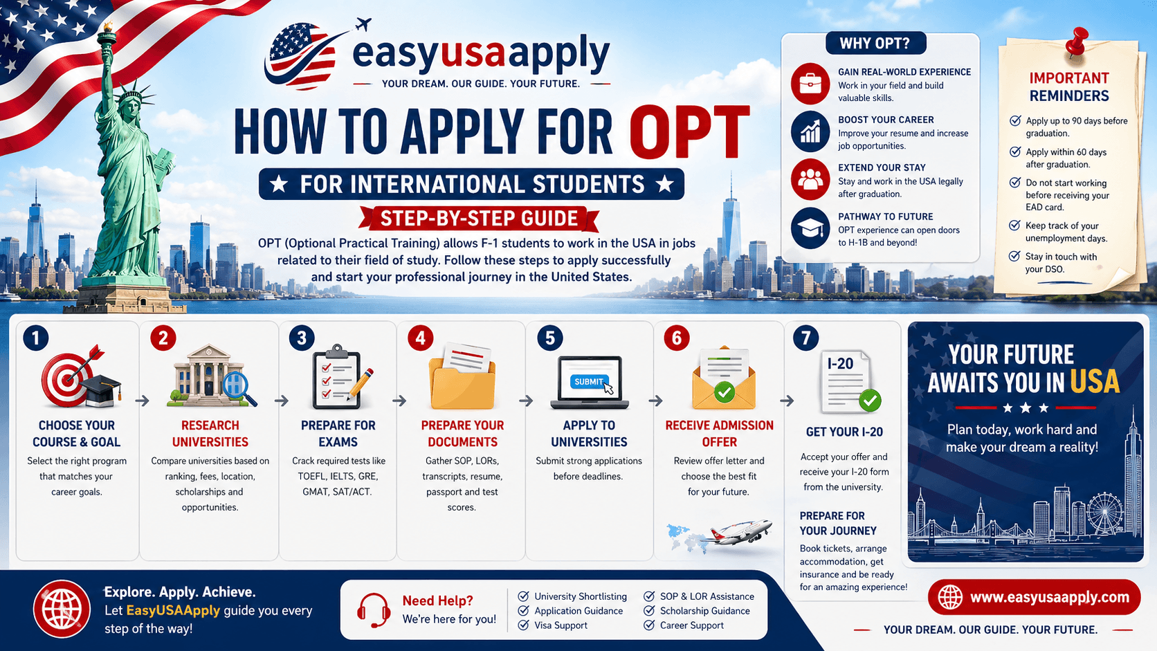How to Apply for OPT for International Students: Step-by-Step Guide