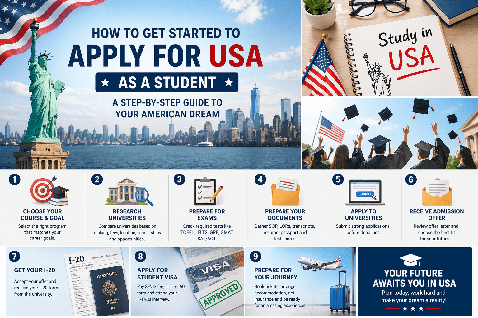 Your Dream to Study in the USA Starts Here