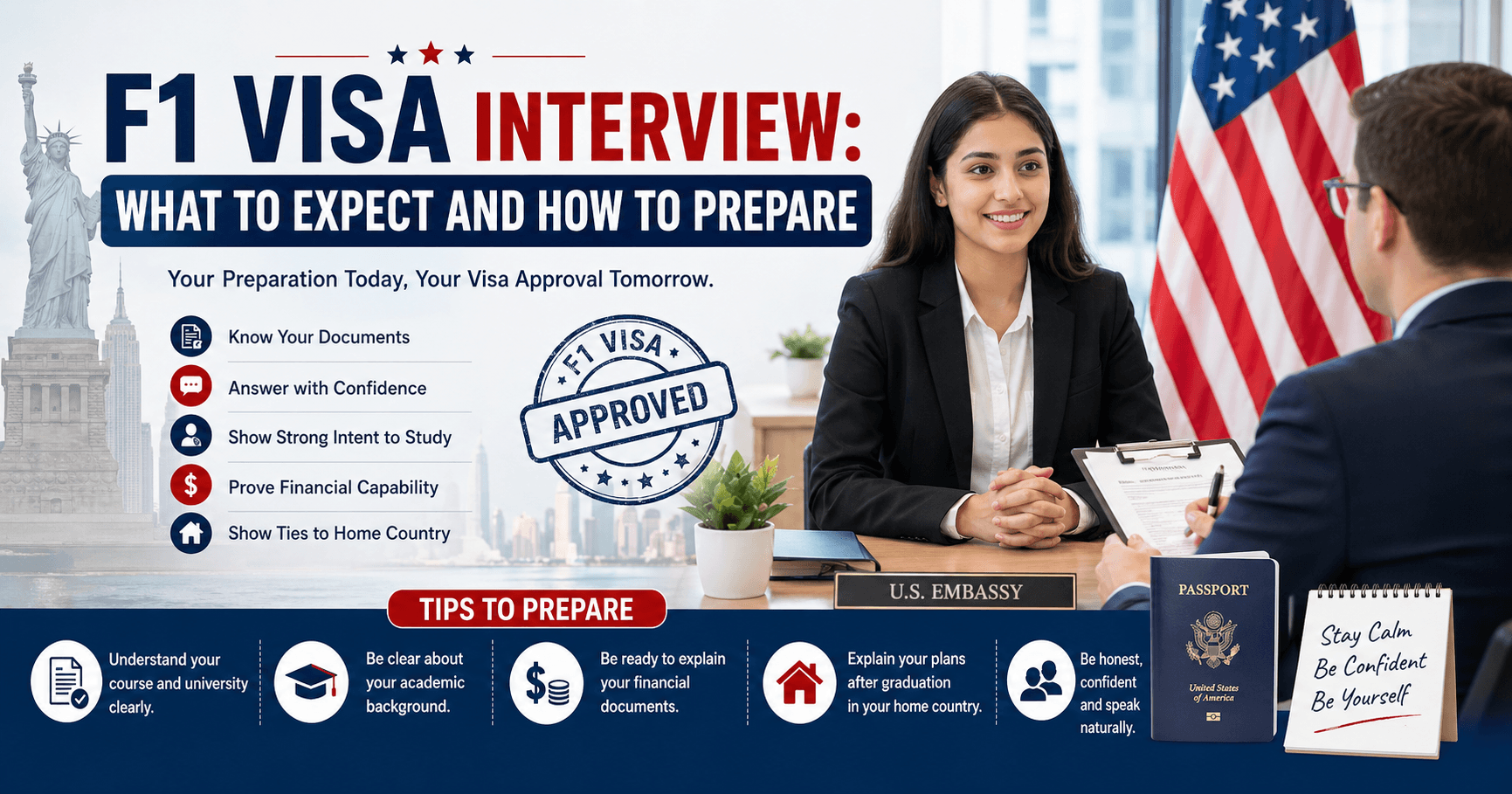 F1 Visa Interview: What to Expect and How to Prepare